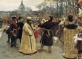 arrivée tsars piotr et ioann 1900 Ilya Repin